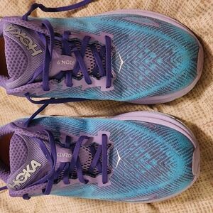 Hoka Women's Blue and Purple Running Shoes